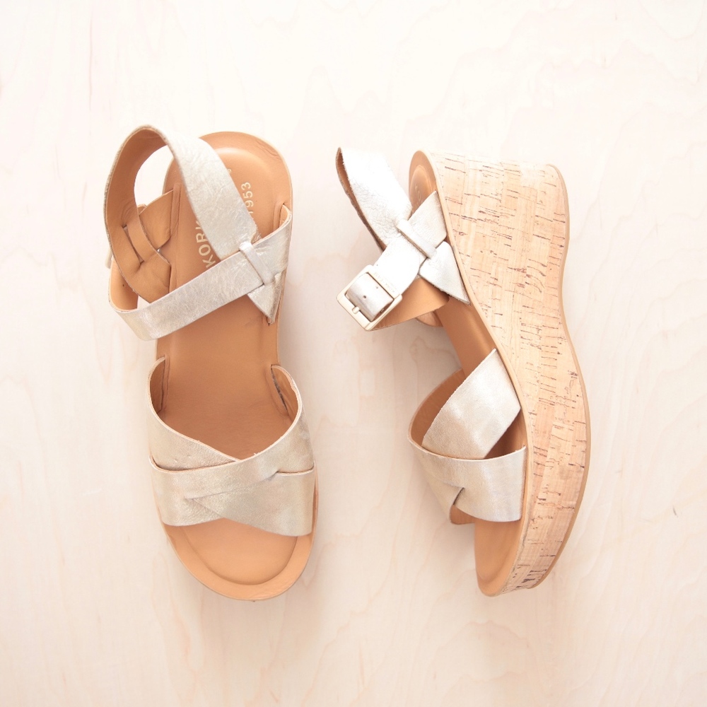 Kork-Ease Platform Wedges - Size 10